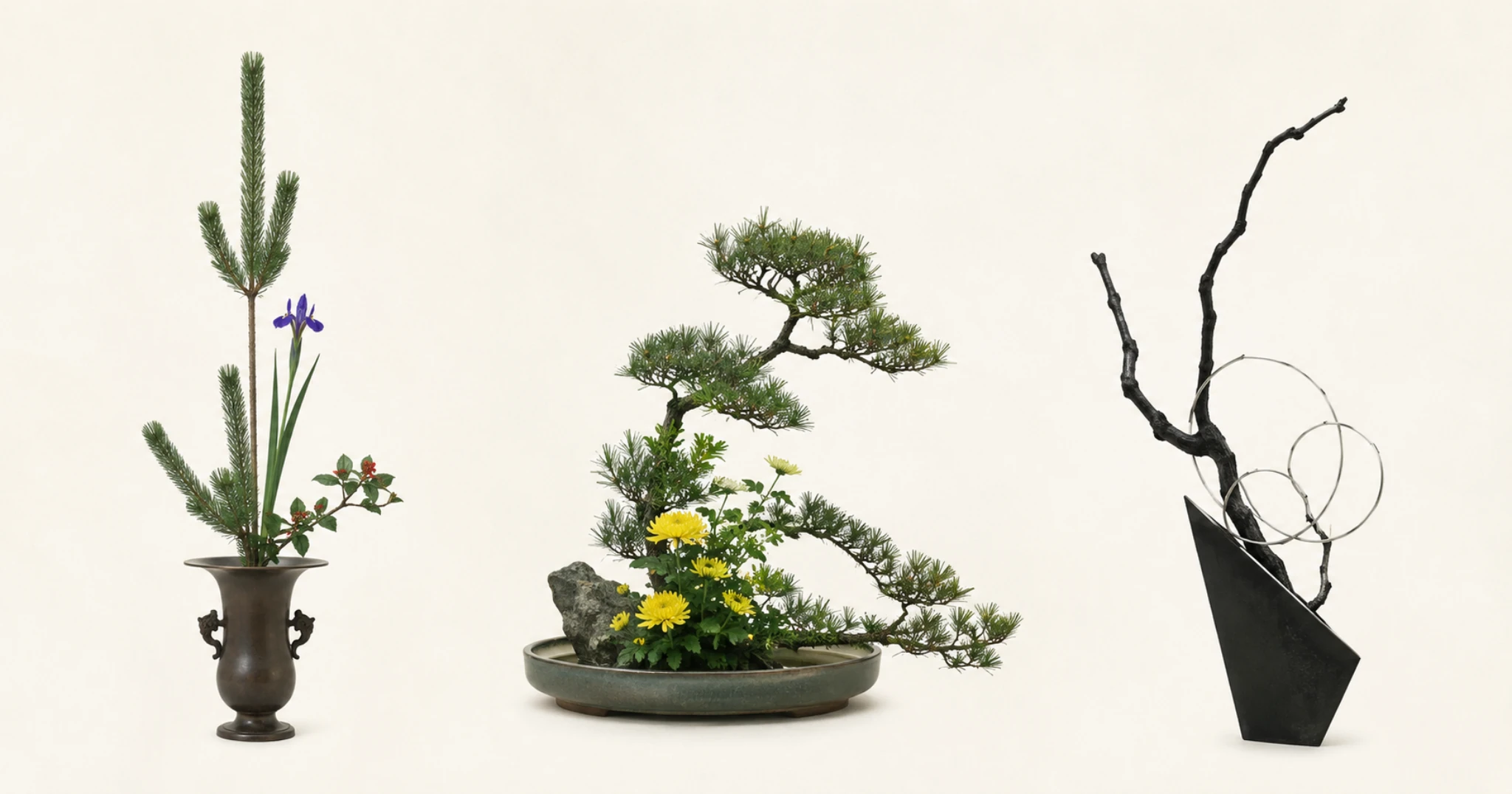 Les styles ikebana — du Rikka au Jiyūka